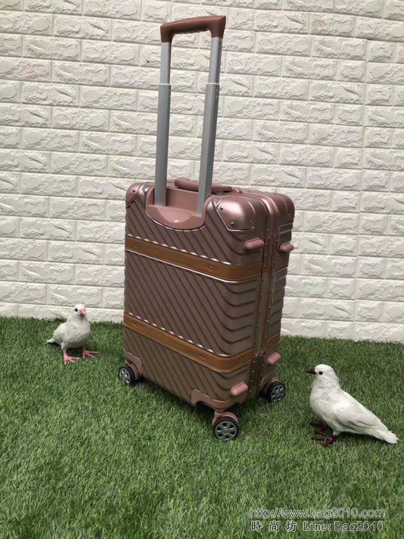 RIMOWA日默瓦 慶國慶 Pc配鋁合金寬 時尚拉杆箱 20寸登機箱  xbt1114
